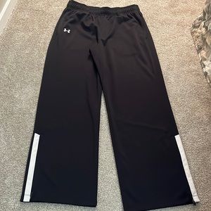 UNDER ARMOUR Women's Campus Athletic Wide Leg Pants (Black) size M